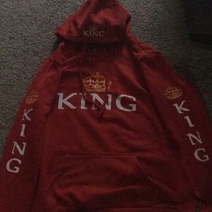 Red King hoodie